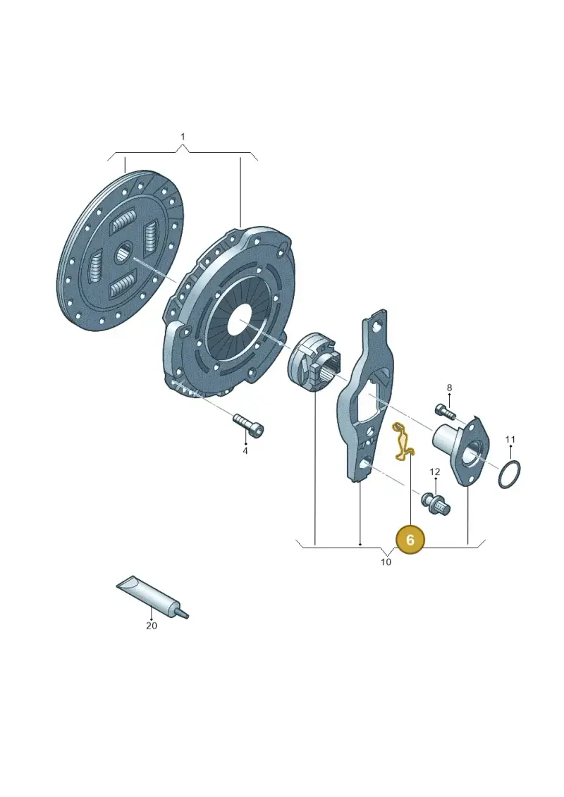 012141741 — Audi A3 Sportback (2019-2021) diagram 746141020, position 6