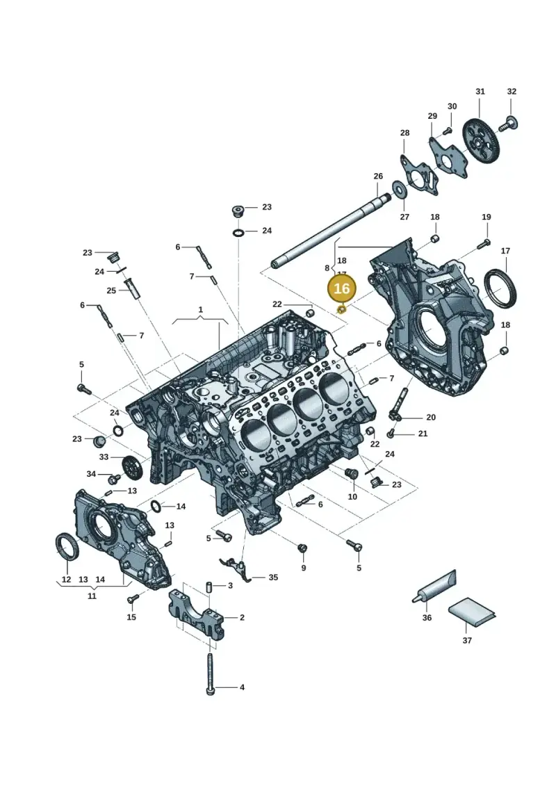 012301153H — Audi RS6 Avant (2019-) diagram 819103051, position 16