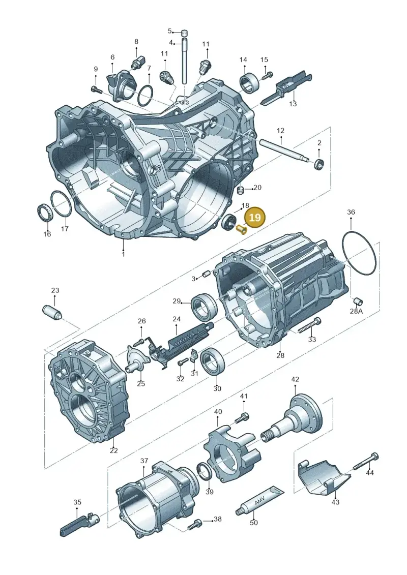 012301183A — Audi A6 QU.ALLROAD     07> (2006-) diagram 448301700, position 19