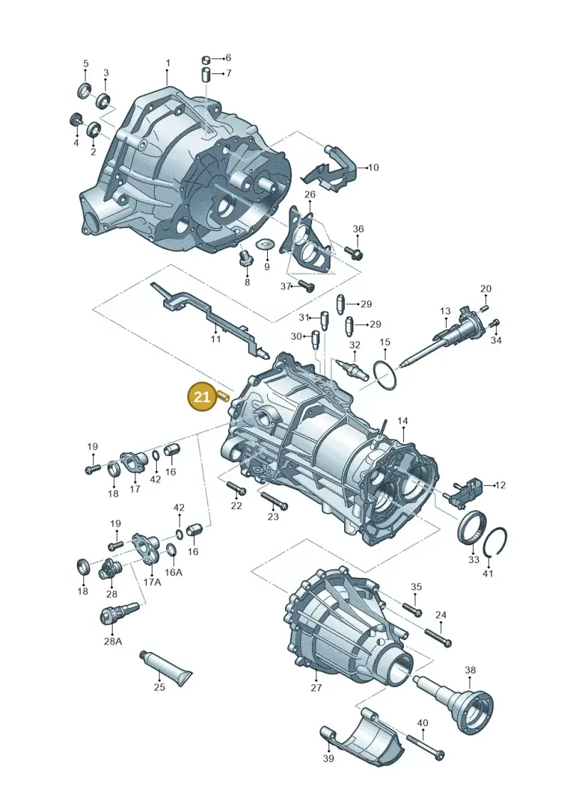 012301473 — Audi A4 Av. Allroad (2008-2016) diagram 647301760, position 21