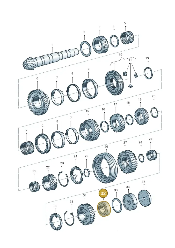 012311375C — Audi A4/S4 Cabrio./qu. 07> (2006-) diagram 211311390, position 32