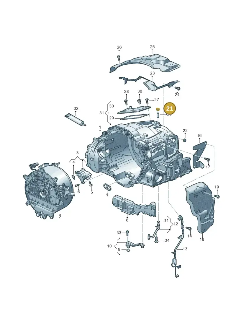 014301485D — Audi A6 2.0 (2018-) diagram 896325620, position 21