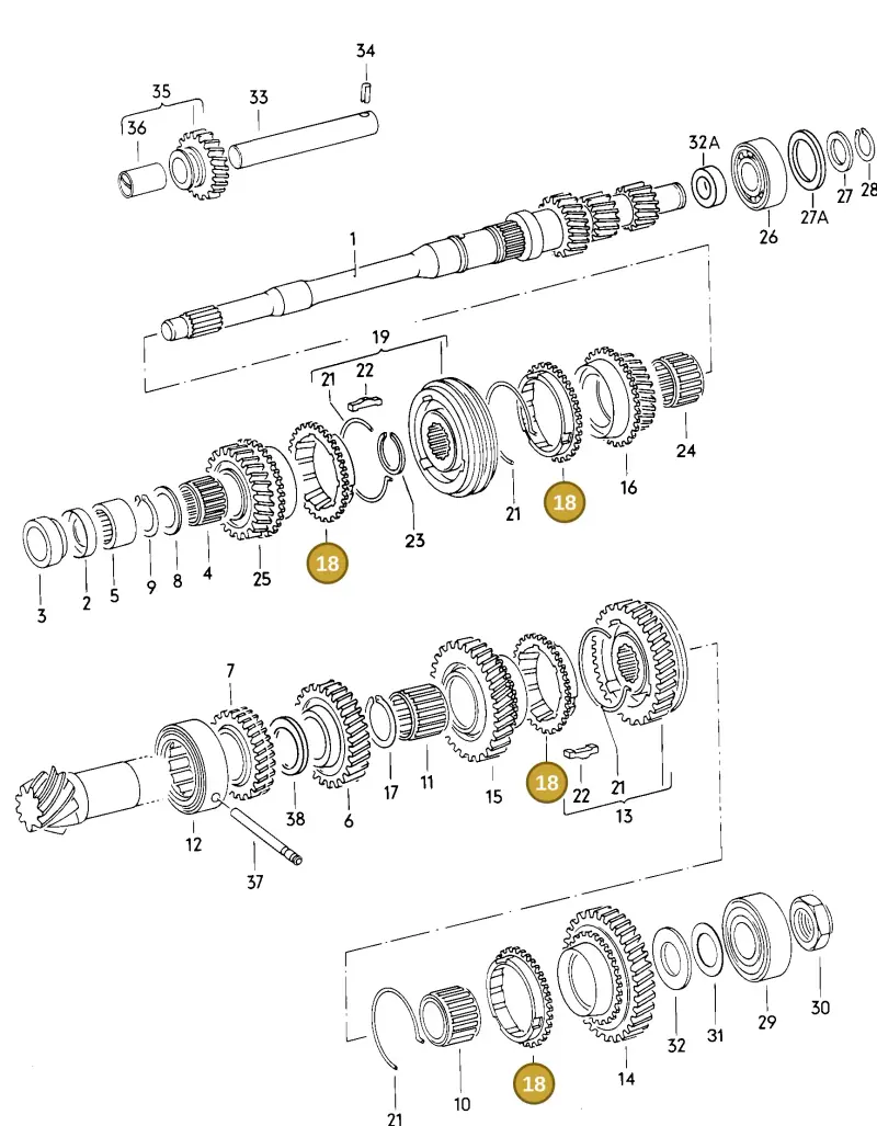 014311295D — Audi 100 (CHINA) (1988-1995) diagram 002062000, position 18