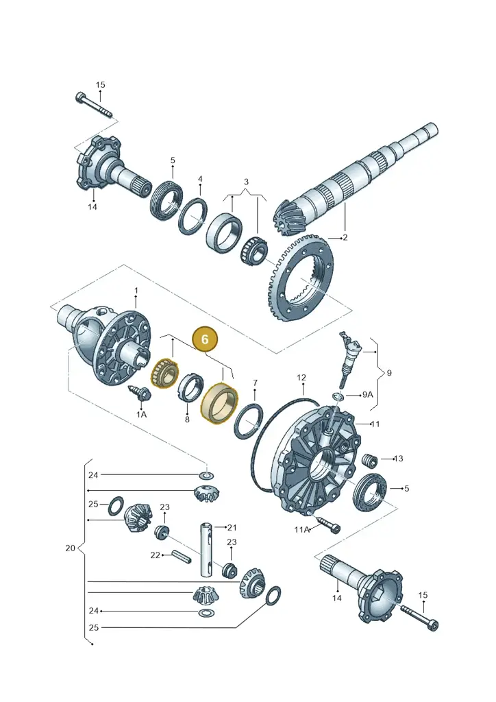016409123 — Audi A4/S4 Cabrio./qu. (2002-2006) diagram 118409250, position 6
