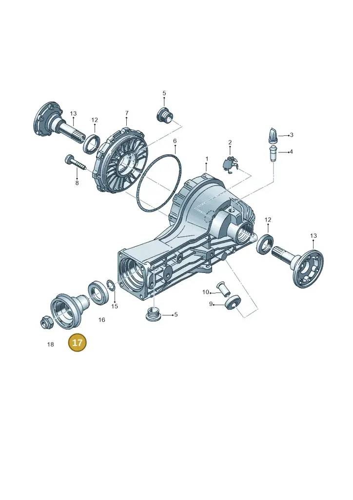 017525385B — Audi A6 2.7 TDI (2008-2011) diagram 153525200, position 17