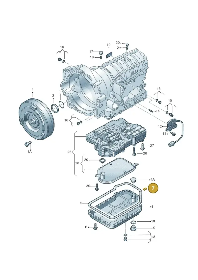 018321367 — Audi A4/S4/Av./qu.     05> (2005-) diagram 156321600, position 7