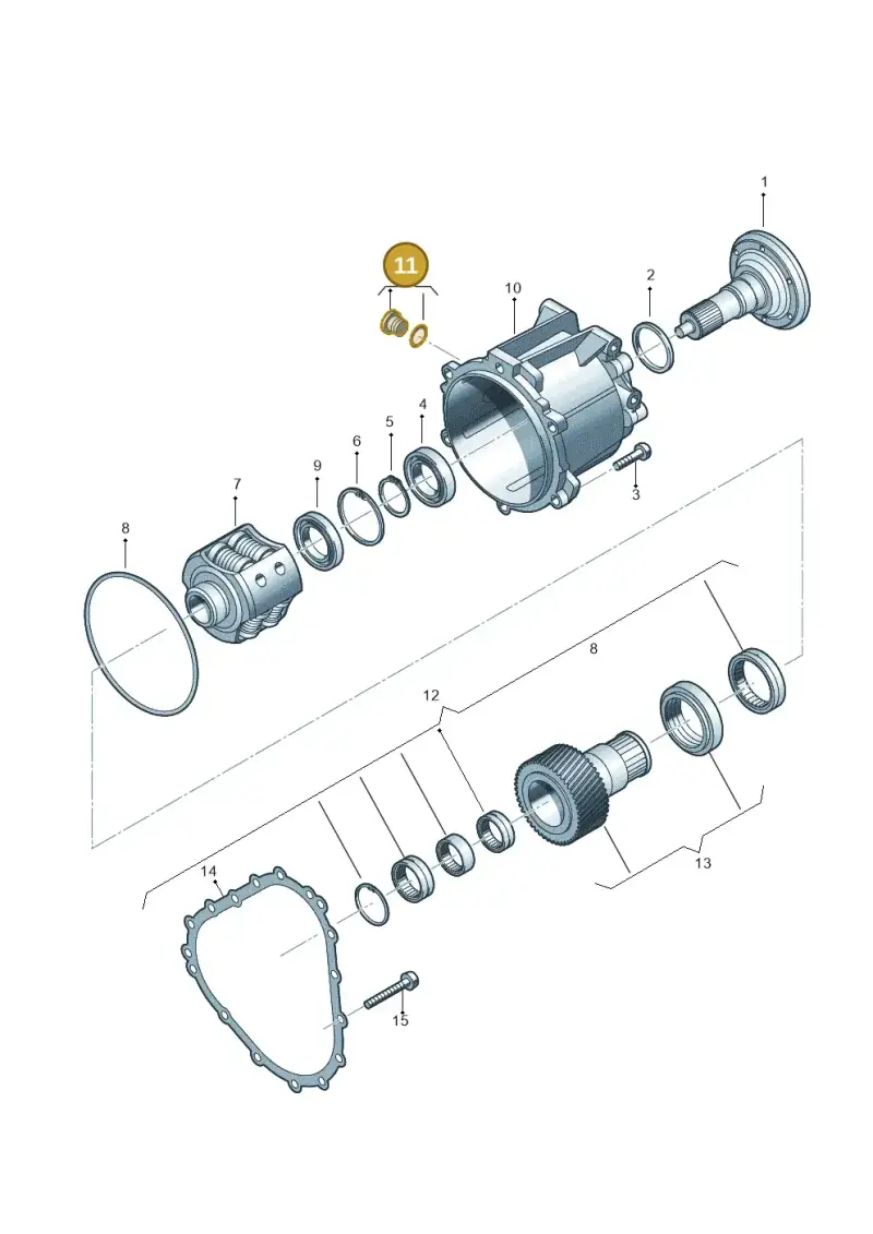 018321377B — Audi RS6 Avant qu.5.0 (2007-2010) diagram 258409980, position 11