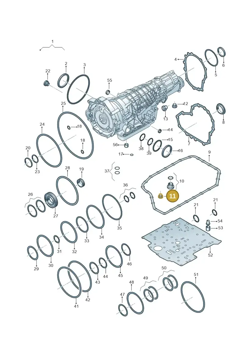 018321377B — Audi RS6 qu. (2003-2004) diagram 264321510, position 11