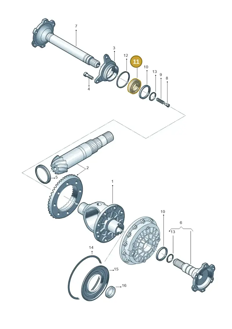 01E311235 — Audi A6 2.7 TDI (2008-2011) diagram 261409550, position 11
