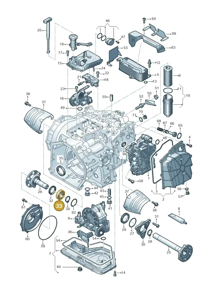 01E311235 — Audi R8 Spyder (2015-2024) diagram 872325500, position 33
