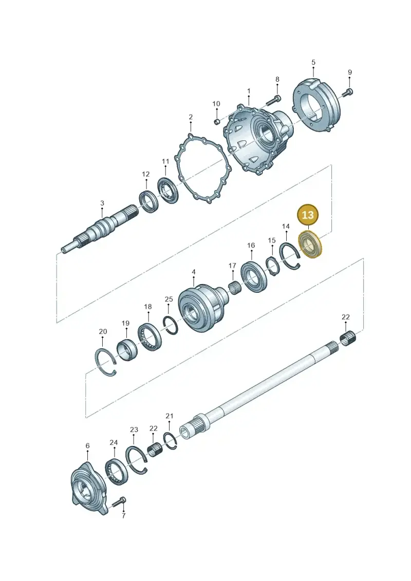 01E311235 — Audi A5 Sportback (2016-2020) diagram 849409700, position 13