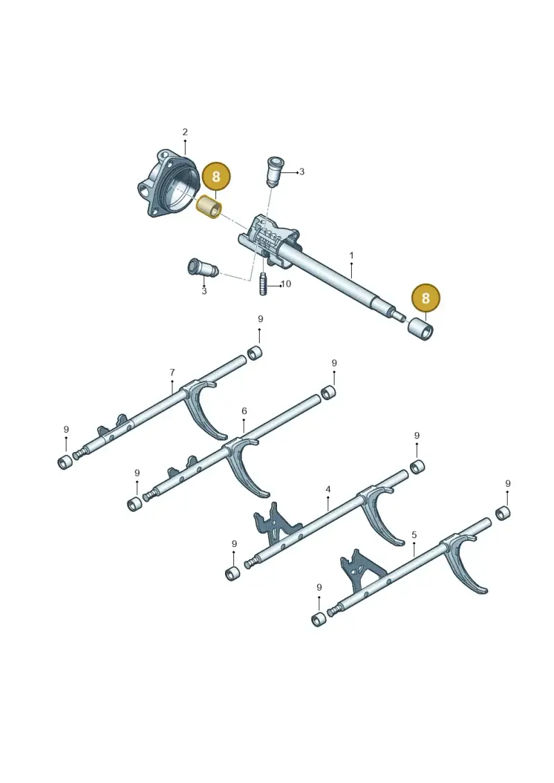 01E311572 — Audi A6 2.7 TDI (2008-2011) diagram 454311950, position 8