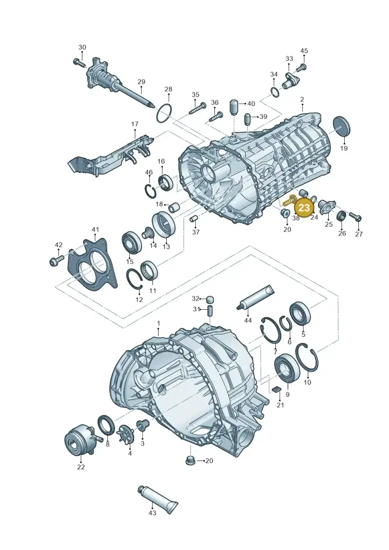 01E311572 — Audi A4 2.0 (2015-2019) diagram 798301310, position 23