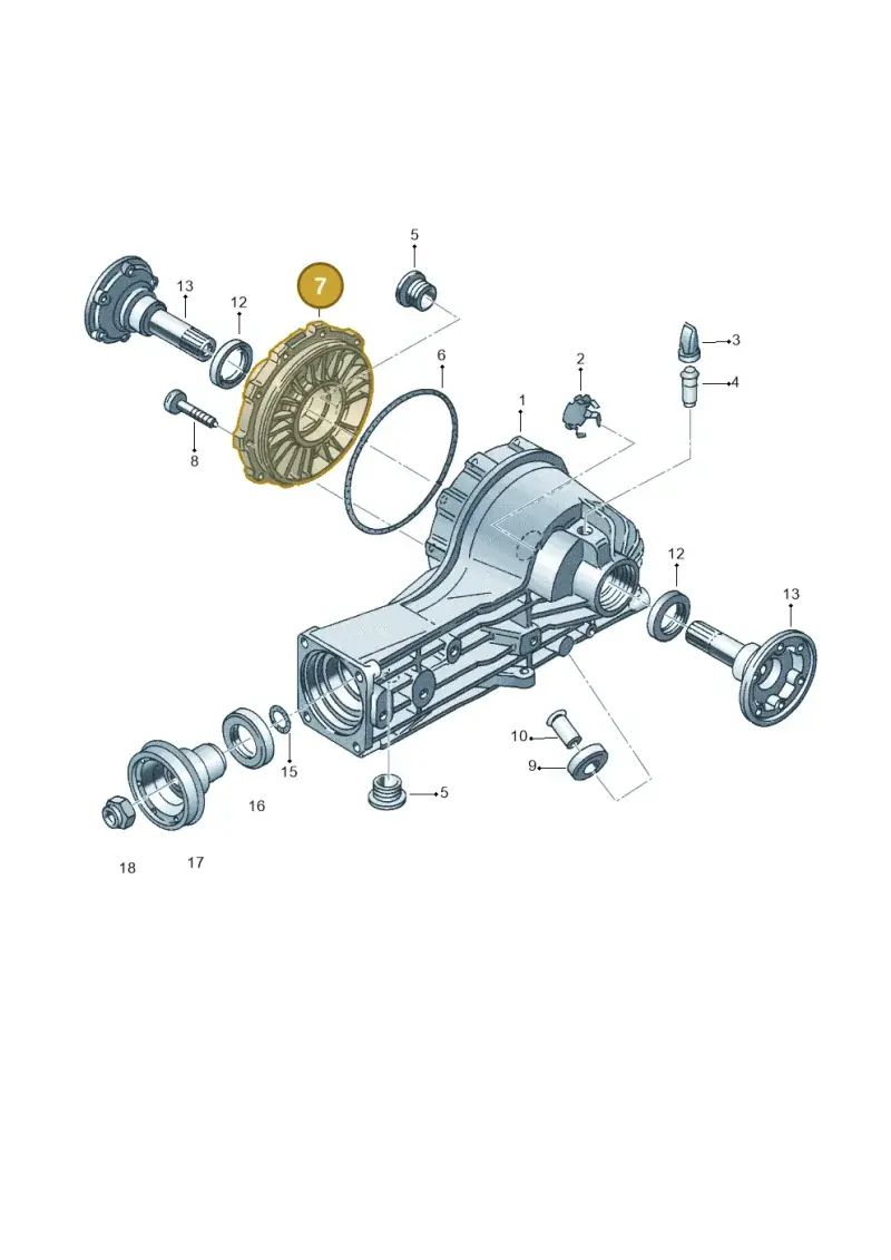 01R525131F — Audi A6 2.7 TDI (2008-2011) diagram 153525200, position 7