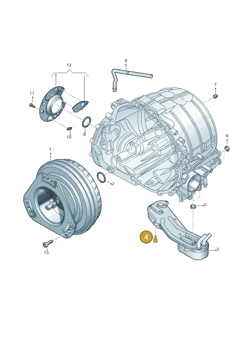 01V919838 — Audi A8/S8/qu. lang    08> (2007-) diagram 291325780, position 4