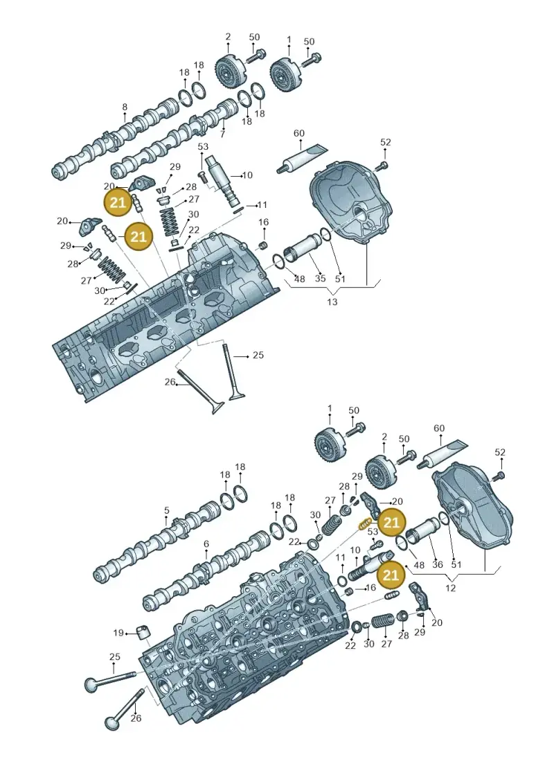 022109423C — Audi RS4 Av. qu. 4.2 (2012-2015) diagram 473109100, position 21