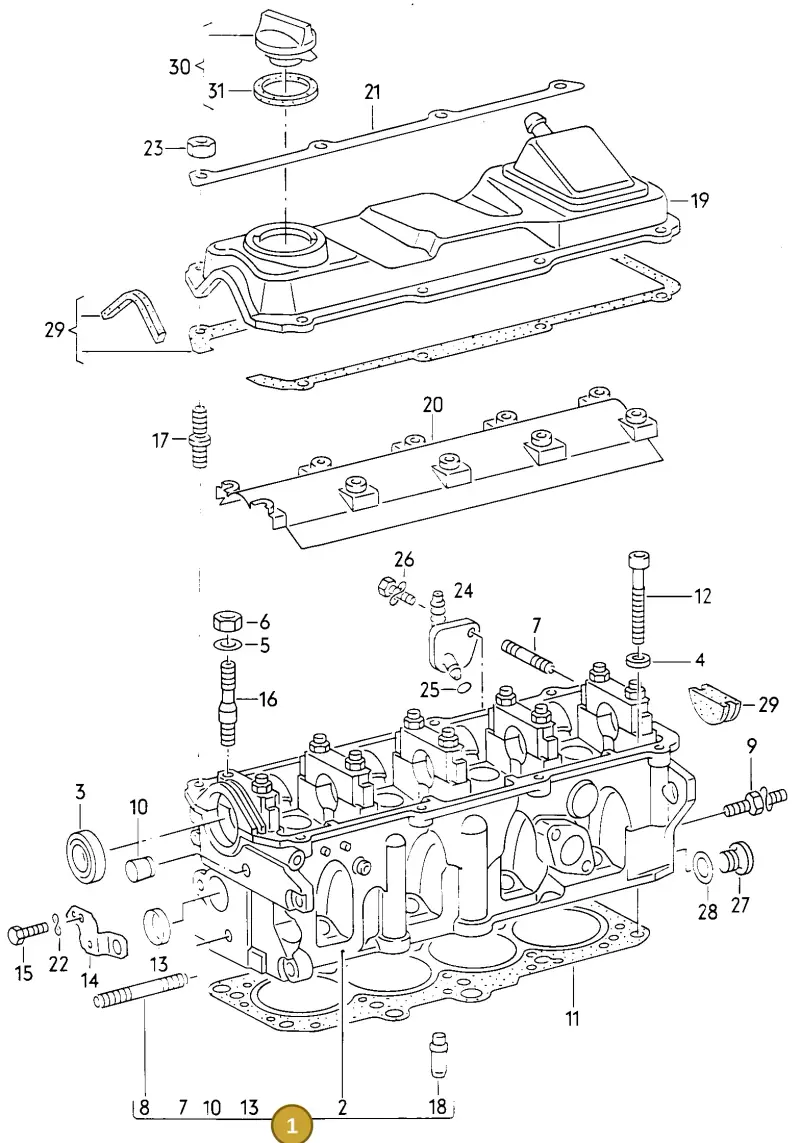 026103351Q — Audi COUPE/2           88 (1987-1987) diagram 008004120, position 1