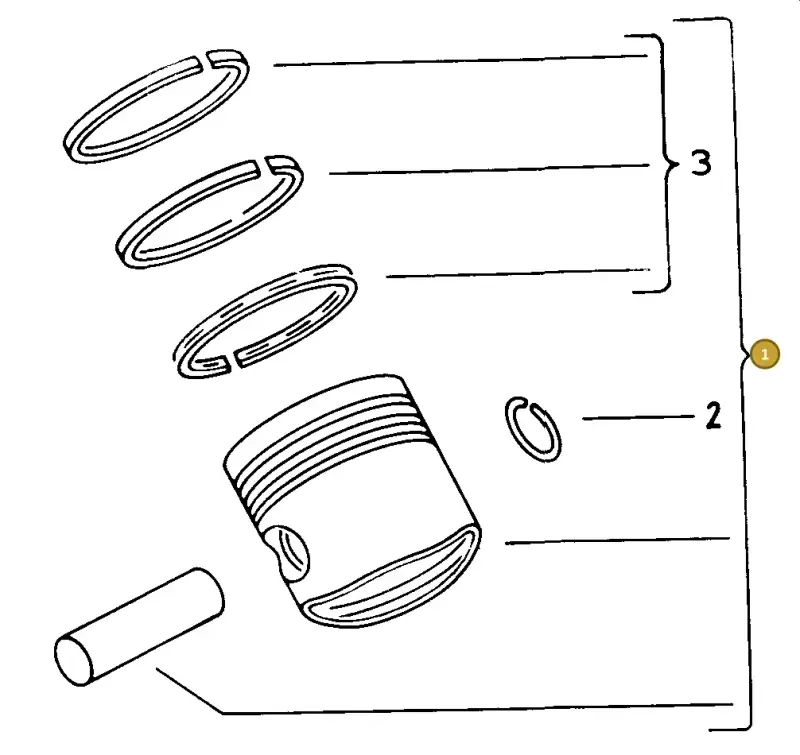 026107065R — Audi Coupe (1981-1987) diagram 002007000, position 1