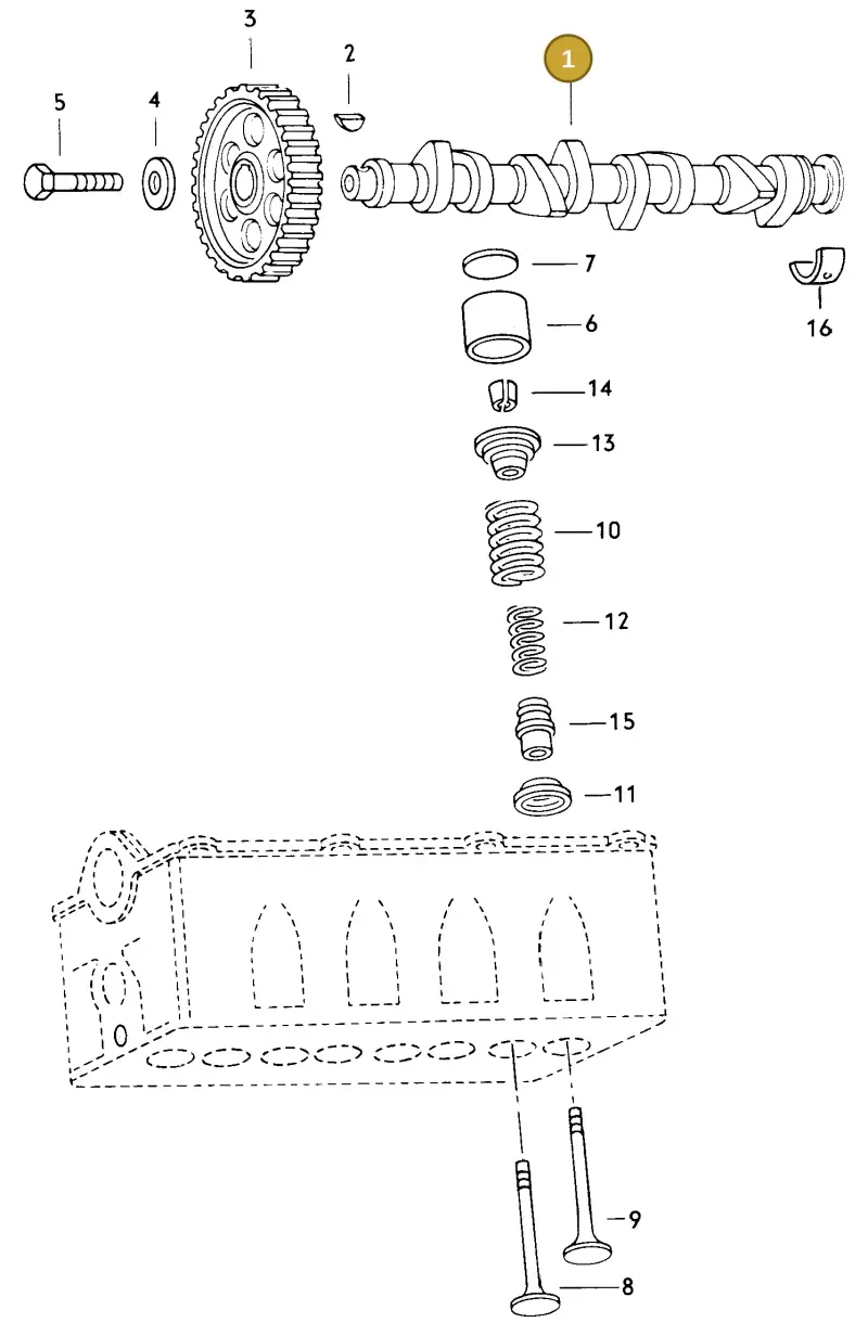 026109101A — Audi 4000 S (1984-1987) diagram 003006000, position 1