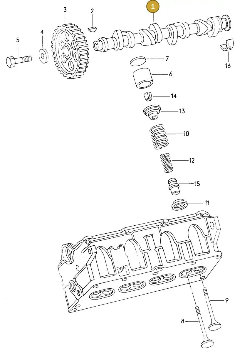 026109101Q — Audi COUPE/2           88 (1987-1987) diagram 008010100, position 1