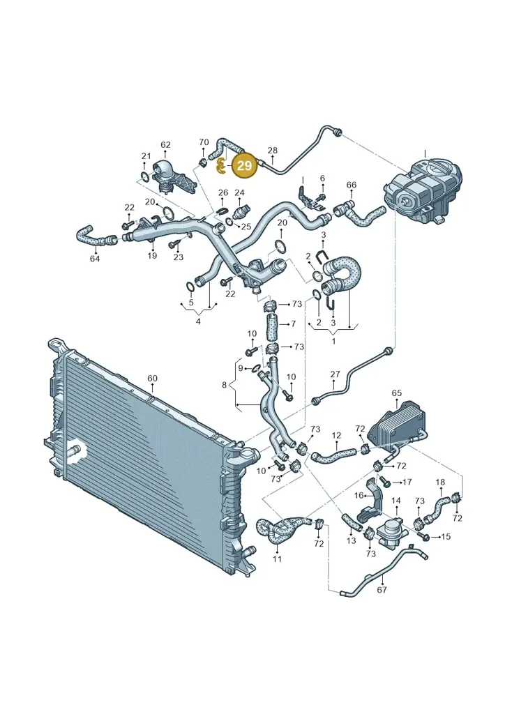 026121093A — Audi A6 Av. qu. 3.0 (2012-2018) diagram 711121400, position 29