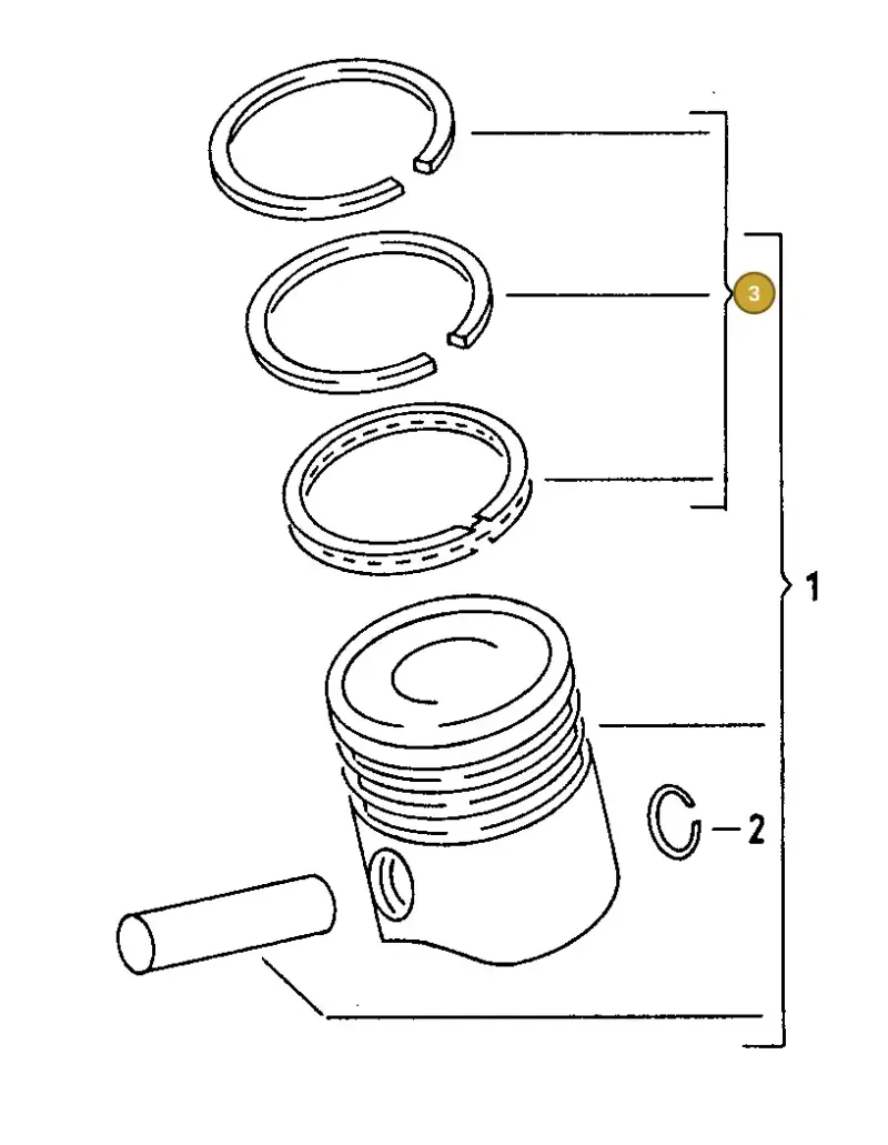 026198155A — Audi 80/90 (1989-1991) diagram 052005050, position 3