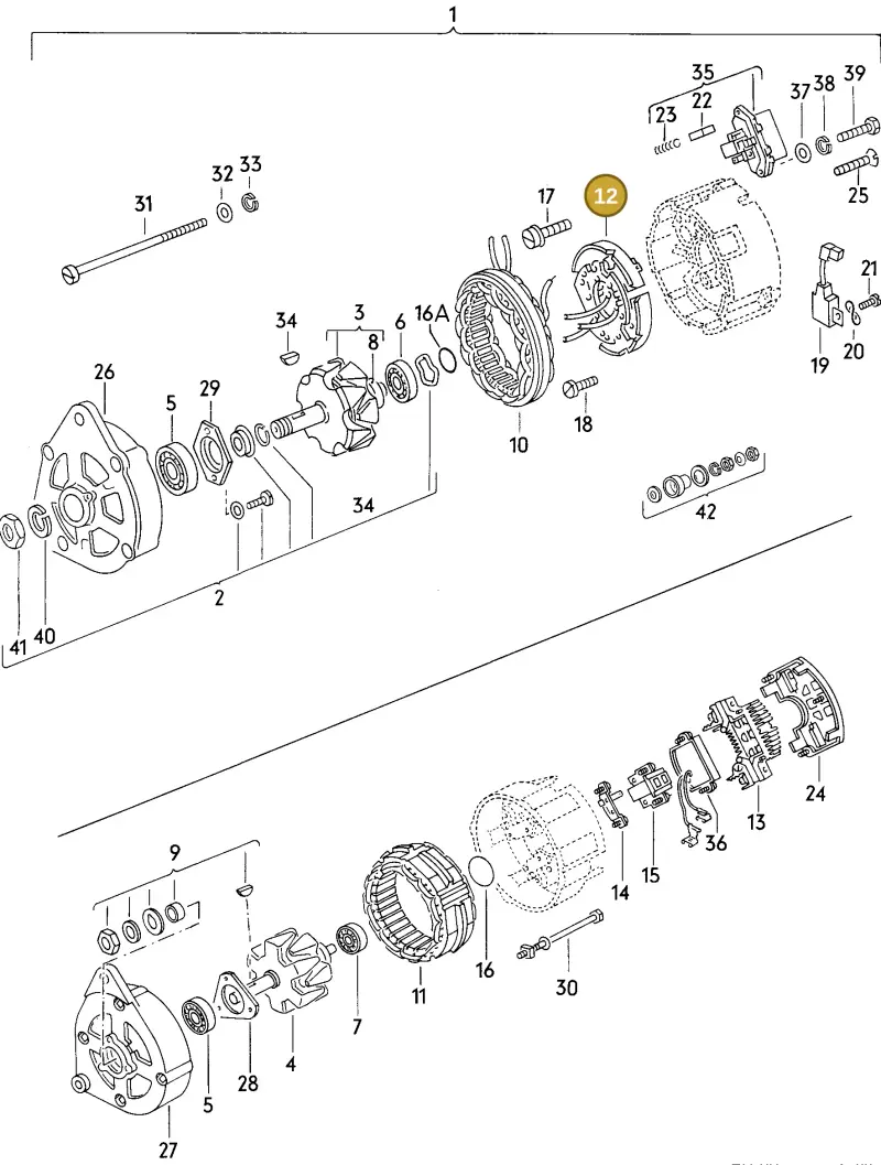 026903359 — Audi COUPE/2           88 (1987-1987) diagram 015110000, position 12