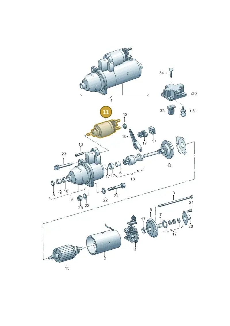 026911287 — Audi A6/Wagon/quattro (2001-2004) diagram 139911700, position 11
