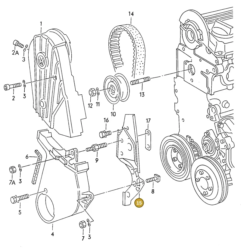 027109122D — Audi A6/S6/Wg.qu.F>4A (1996-1997) diagram 114109650, position 15