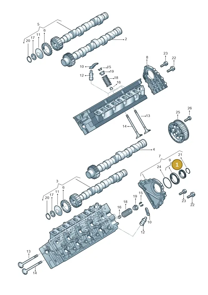 028103086A — Audi A8/S8/qu. lang (2003-2007) diagram 291109200, position 1