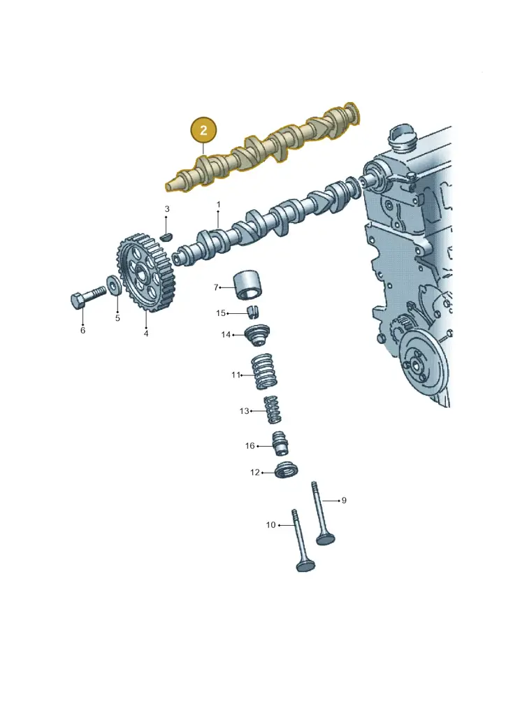 028109101F — Audi A4/Avant (1999-2001) diagram 117109100, position 2