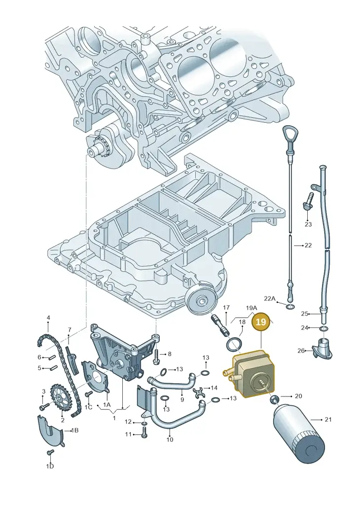 028117021 — Audi A4/Av.qu.F8D-W-> (1997-1998) diagram 260115430, position 19
