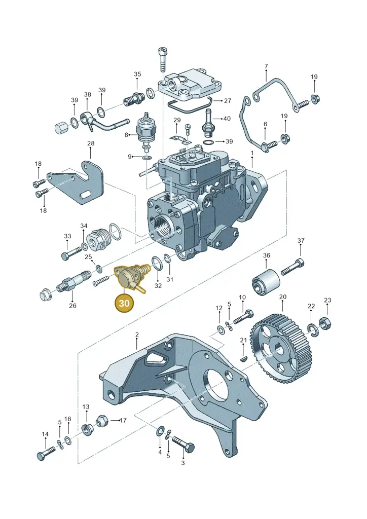 028906283G — Audi A4/Avant (1999-2001) diagram 121130200, position 30