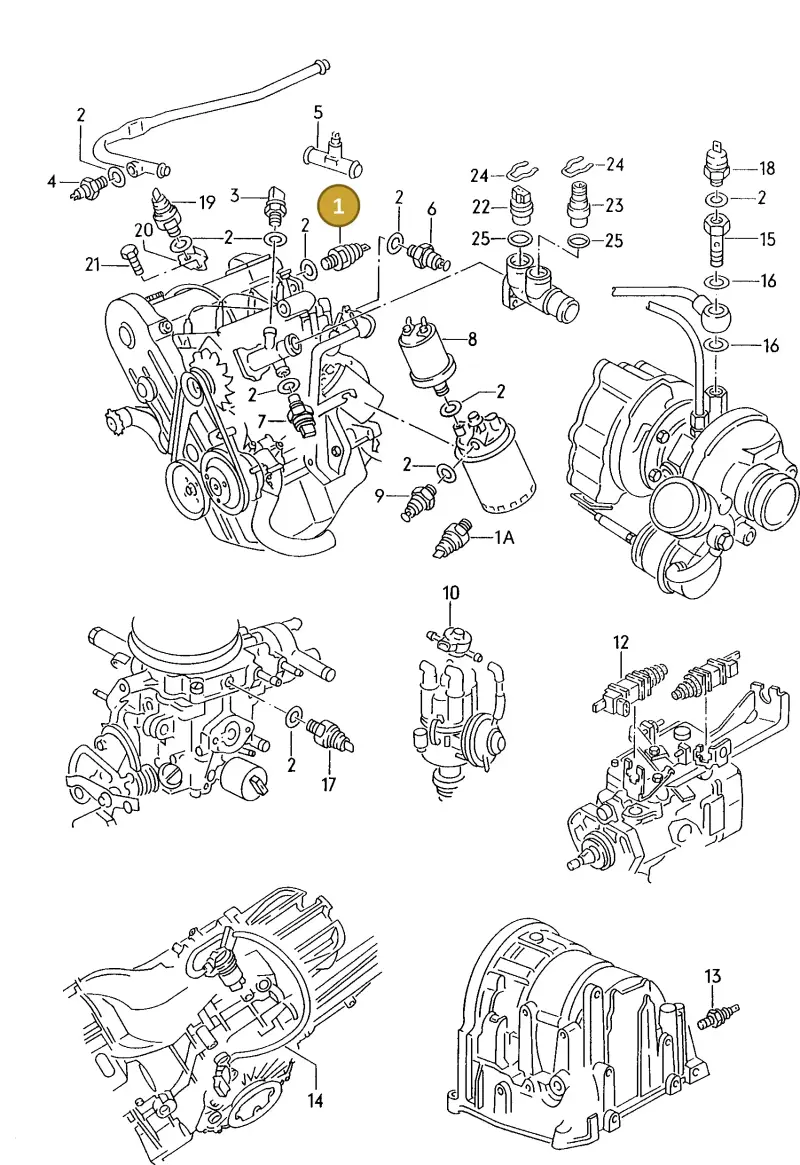028919081D — Audi Coupe/3 (1994-1995) diagram 142919600, position 1