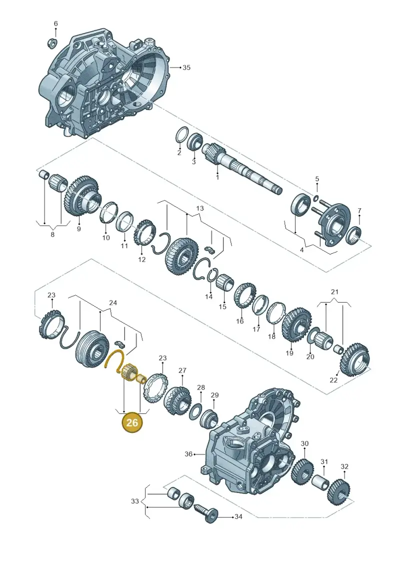 02A311115D — Audi A1 sportback 1.0 (2018-) diagram 746311300, position 26