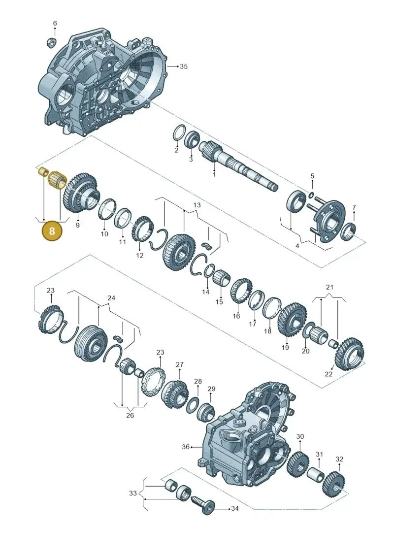 02A311213C — Audi A1 sportback 1.0 (2018-) diagram 746311300, position 8