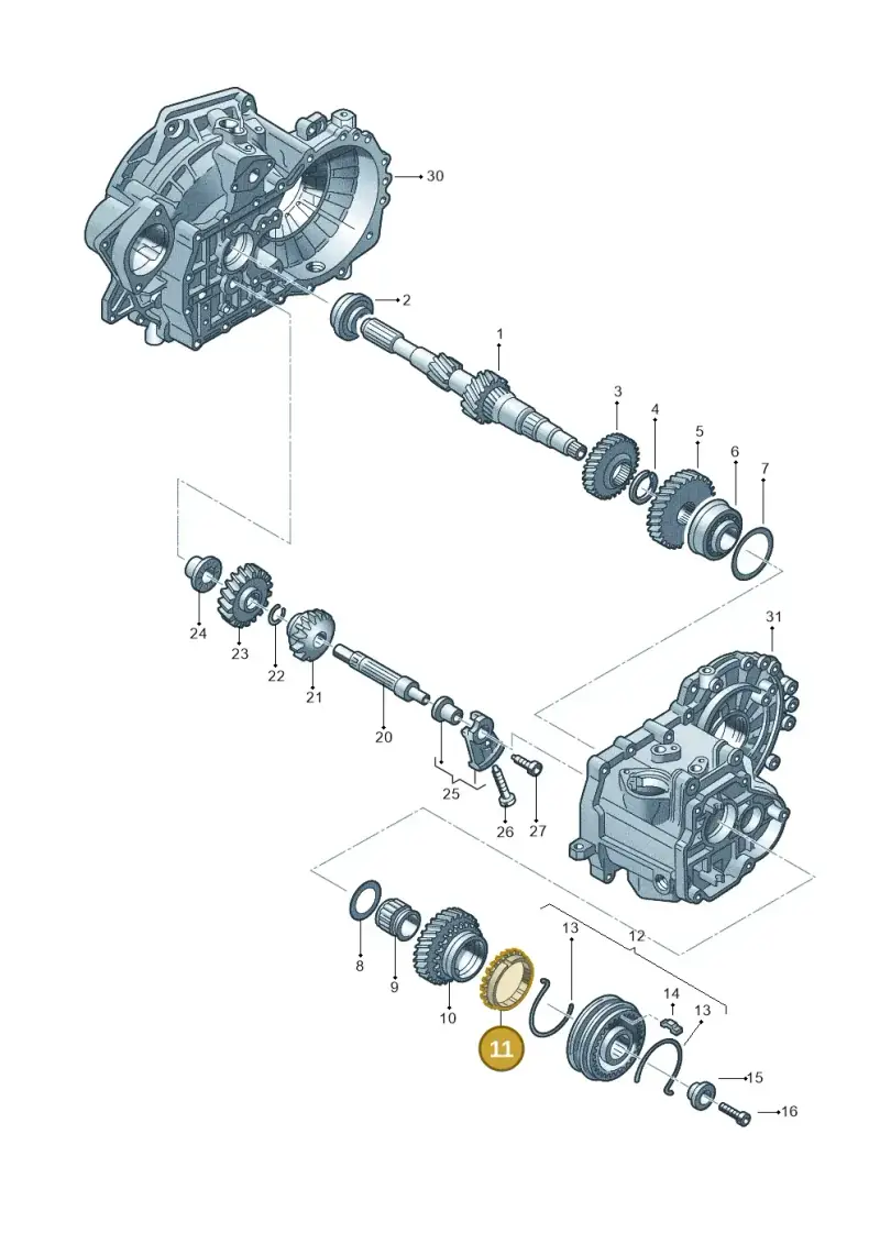 02A311295C — Audi TT Coupe/Roadster (1999-2002) diagram 201311390, position 11