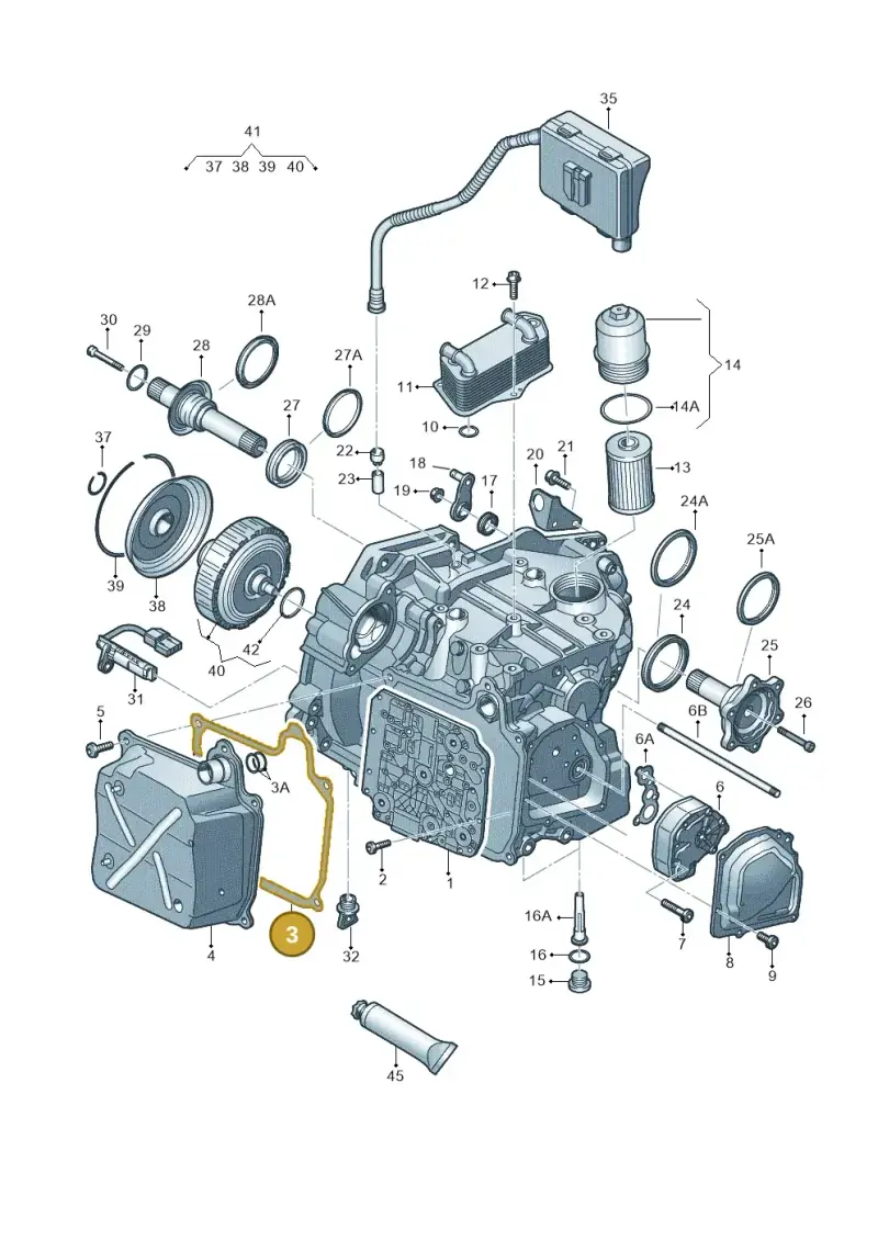 02E321371E — Audi A1 sportback 1.0 (2018-) diagram 850321650, position 3