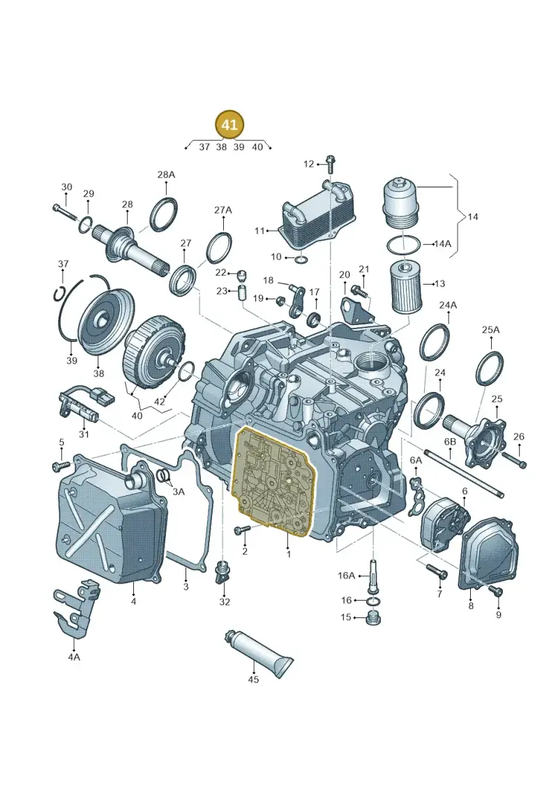 02E398029B — Audi TTS Coupe 2.0 (2010-2014) diagram 405321600, position 41