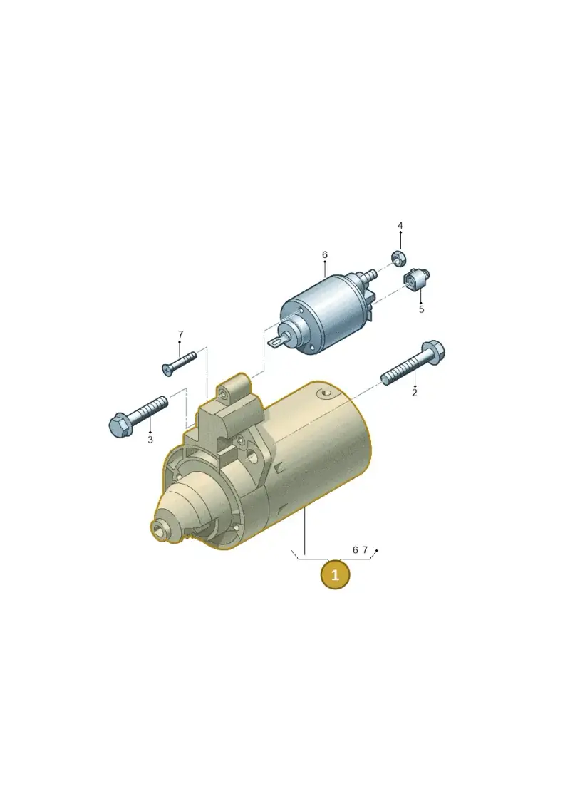 02E911024P — Audi A1 sportback 1.0 (2018-) diagram 736911100, position 1