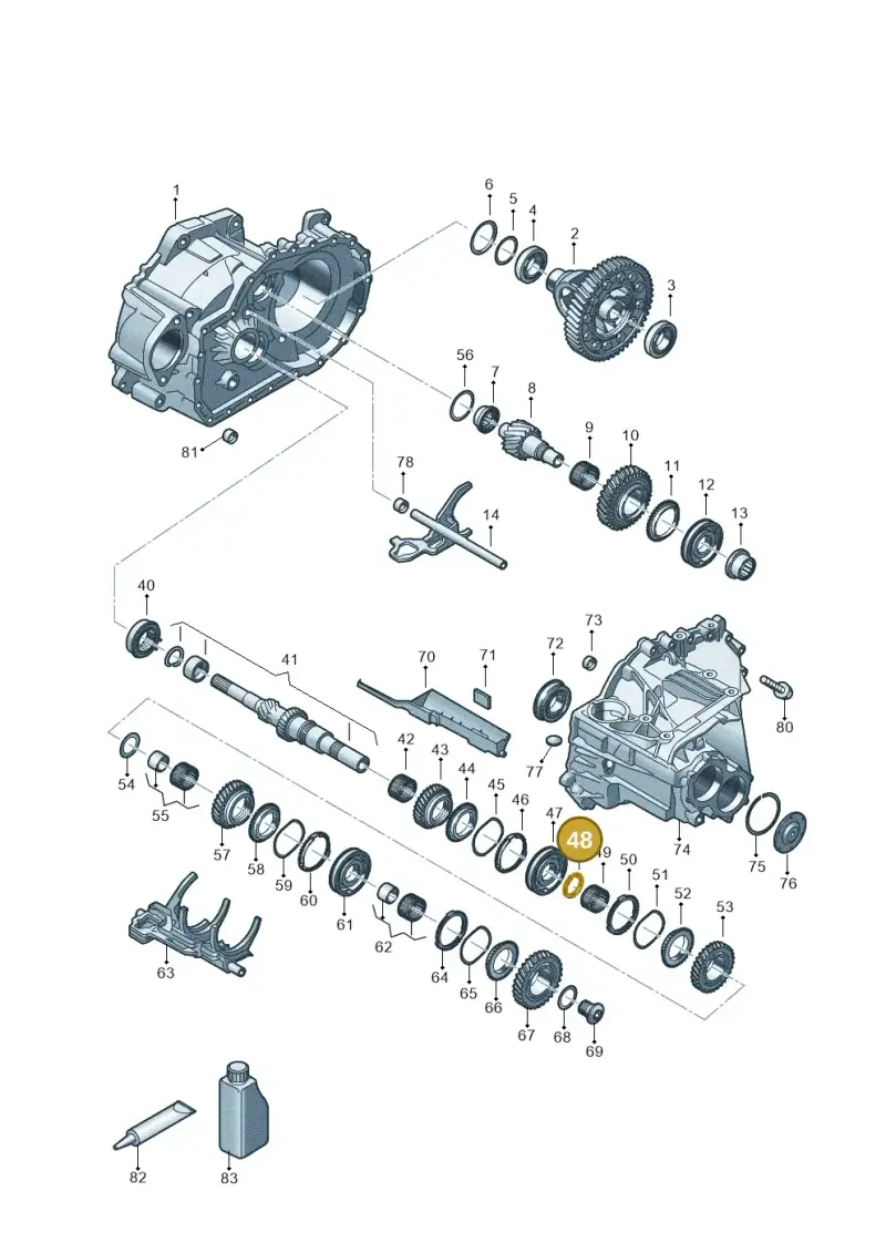 02F311187D — Audi A3 Sportback (2019-2021) diagram 803311028, position 48