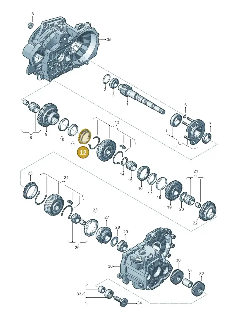 02J311247D — Audi A3 Cabrio (2016-2020) diagram 746311300, position 12