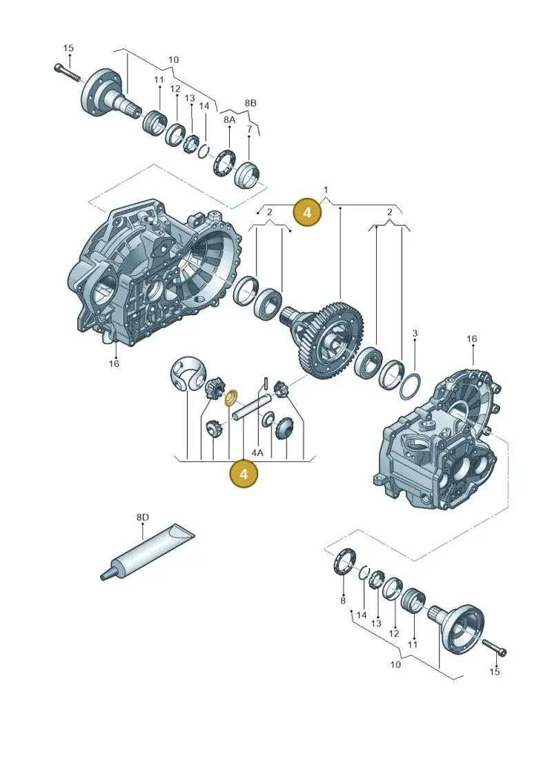 02S498081B — Audi TTS Coupe 2.0 (2010-2014) diagram 409409270, position 4