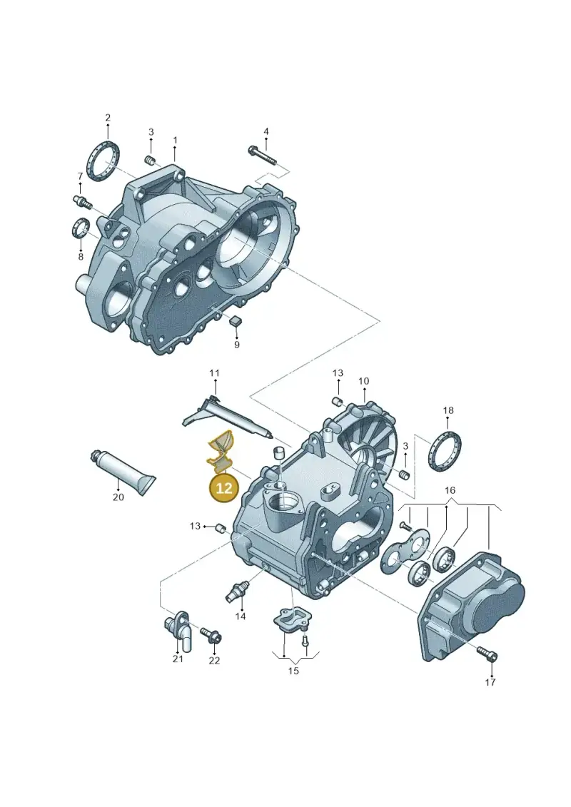 02T301288 — Audi A1 sportback 1.0 (2018-) diagram 746301400, position 12