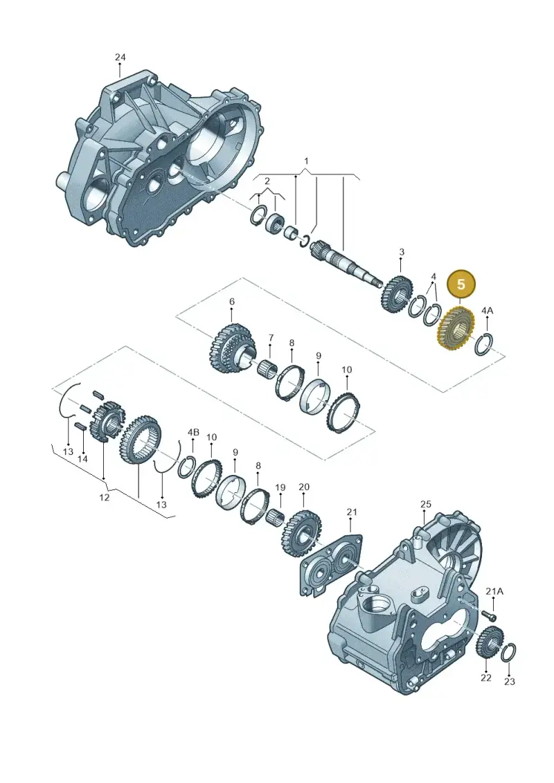 02T311285AG — Audi A3 Sportback (2016-2020) diagram 746311090, position 5