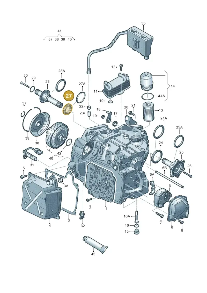 02T409189K — Audi A1 sportback 1.0 (2018-) diagram 850321650, position 27