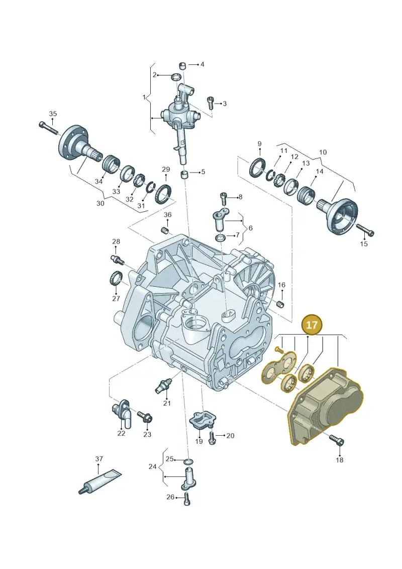 02U301201G — Audi A3 Sportback (2019-2021) diagram 827310020, position 17
