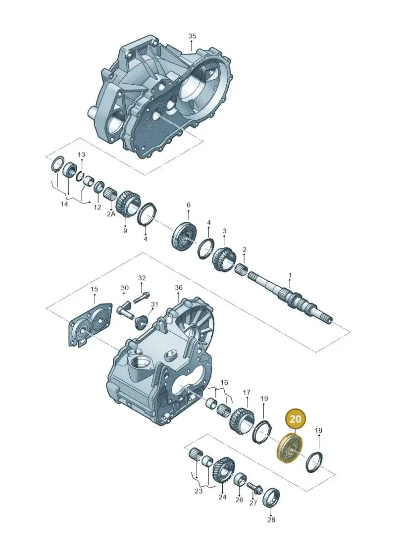 02U311241E — Audi A1 sportback 1.0 (2018-) diagram 746311230, position 20