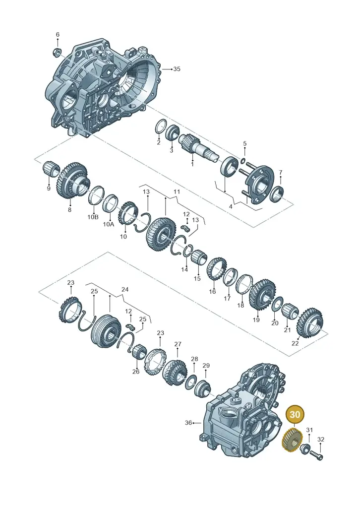 02Z311361J — Audi A1 Sportback (2014-2018) diagram 201311380, position 30