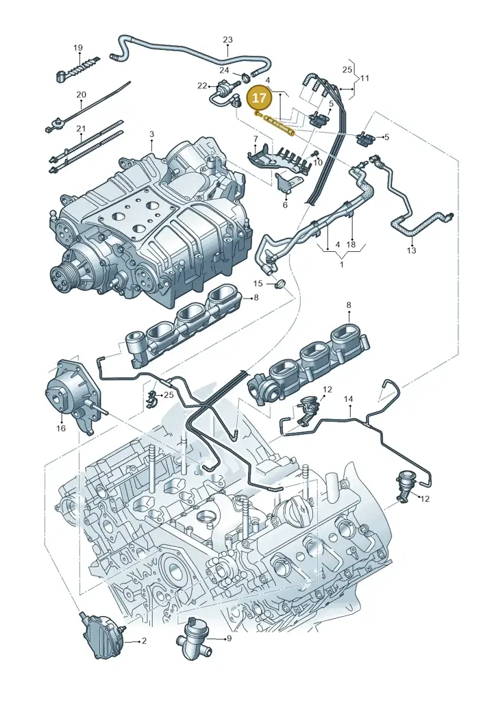035133777A — Audi Q7 qu. 3.0 TDI (2015-2019) diagram 771133220, position 17